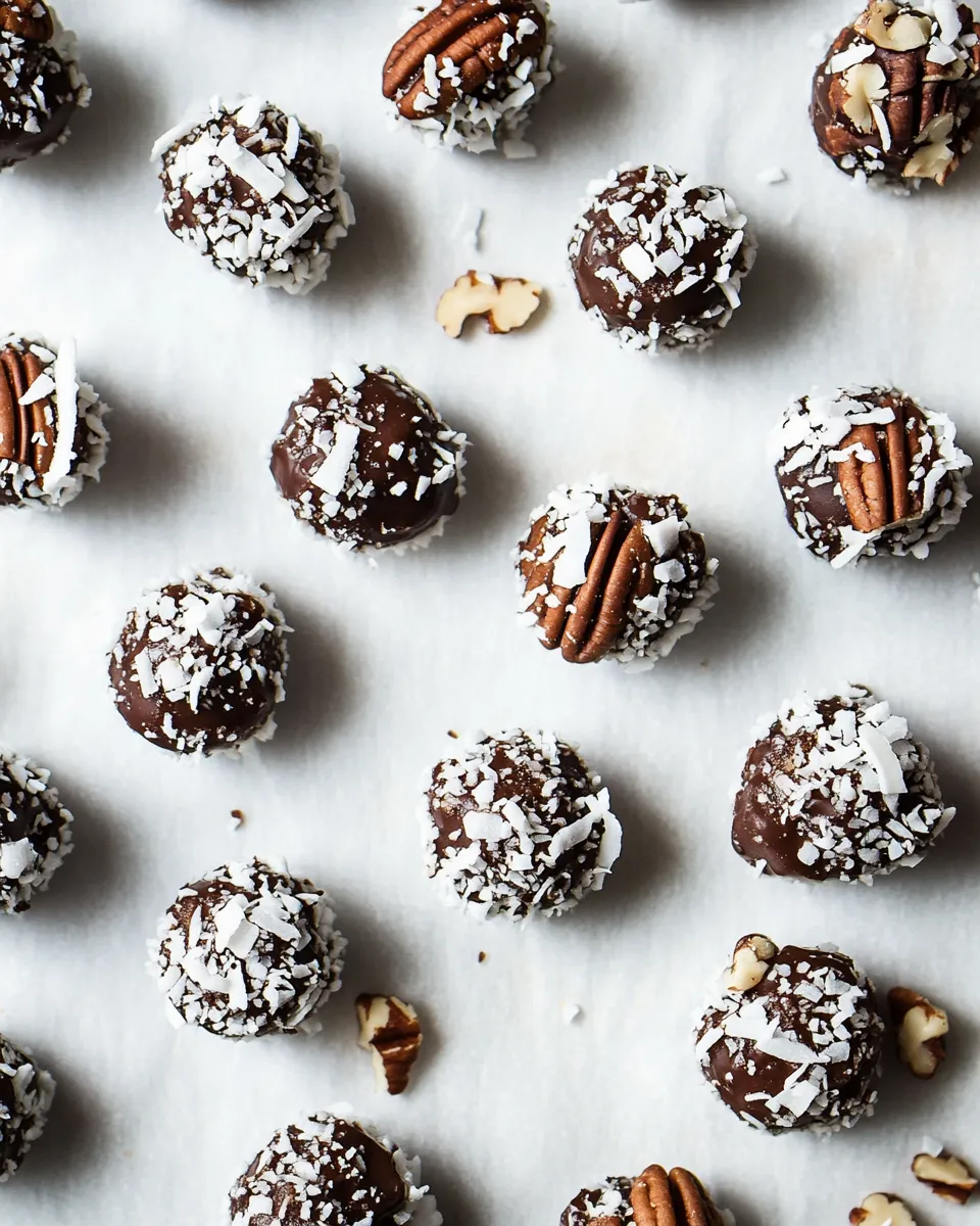 Homemade Date, Pecan and Coconut Bites photo