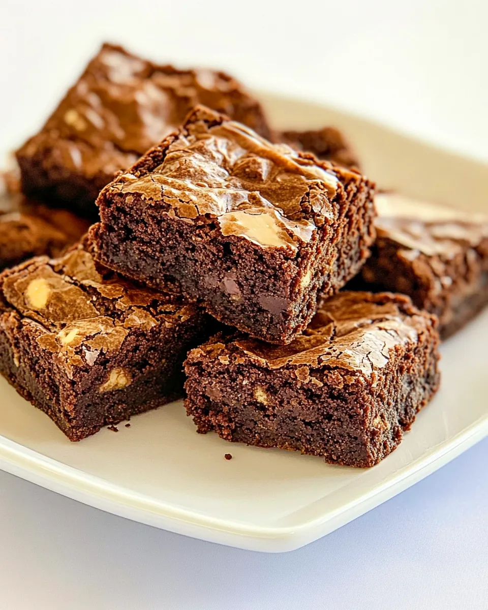 Delicious Decadent Kahlua Brownies: Coffee-Infused Chocolate Heaven shot