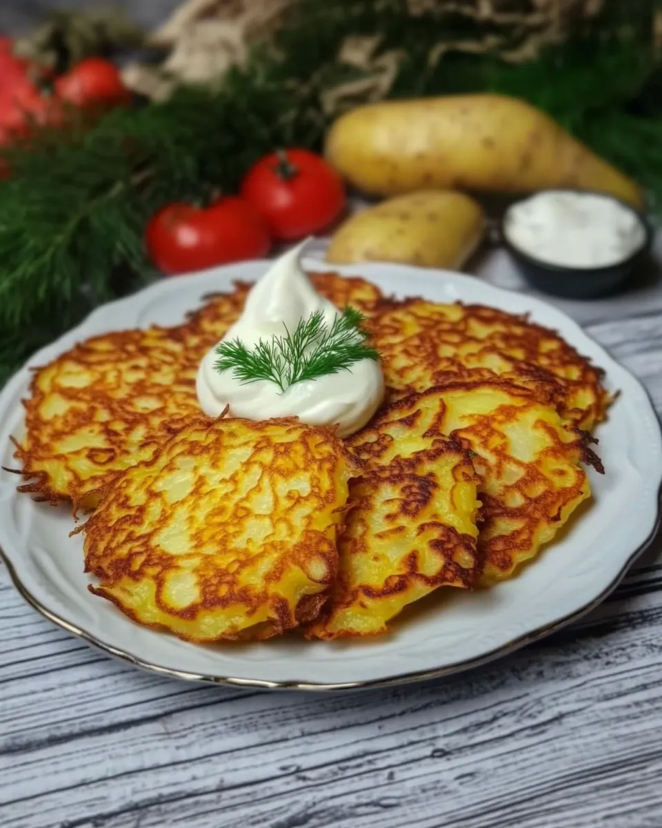 Easy Deruny (Potato Pancakes) recipe photo