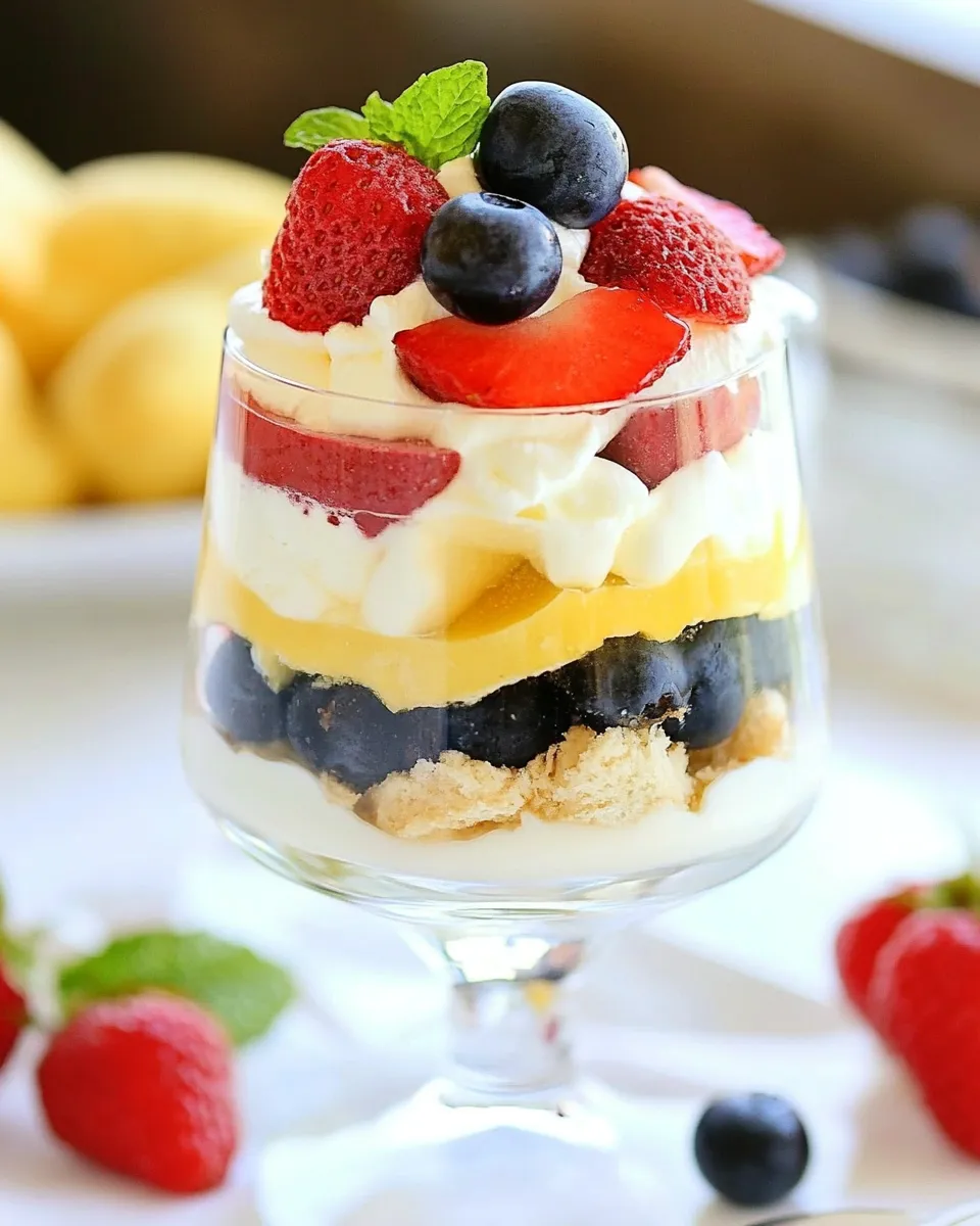 Homemade Dessert Parfait photo