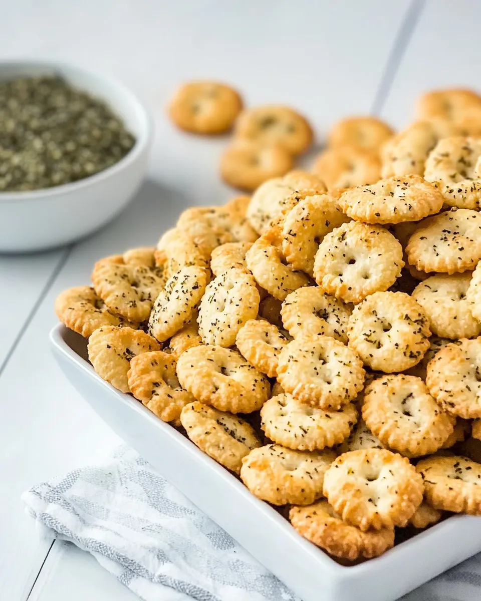 Homemade Dill Oyster Crackers photo