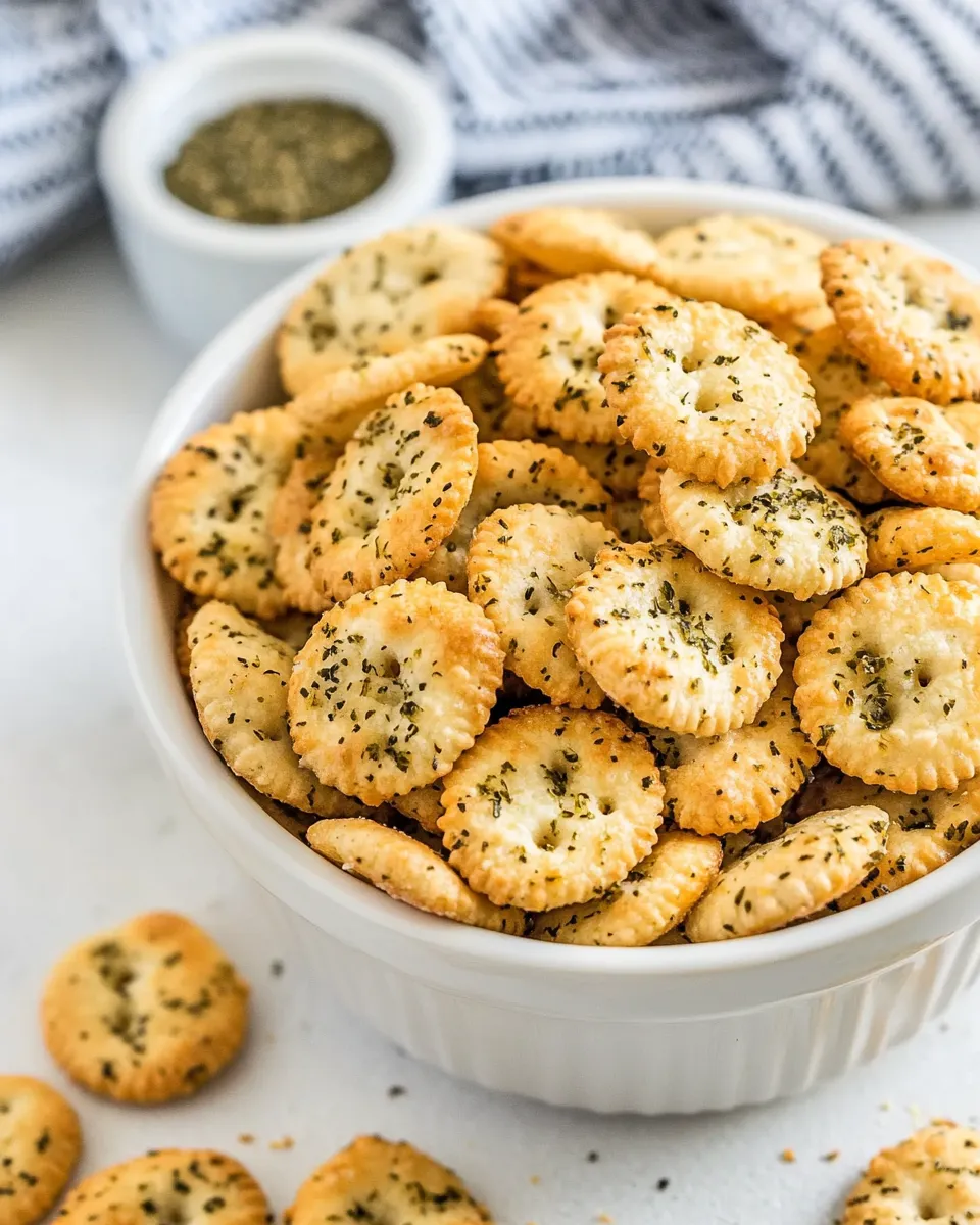 Delicious Dill Oyster Crackers recipe photo