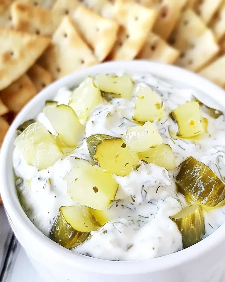 Homemade Dill Pickle Dip Recipe photo