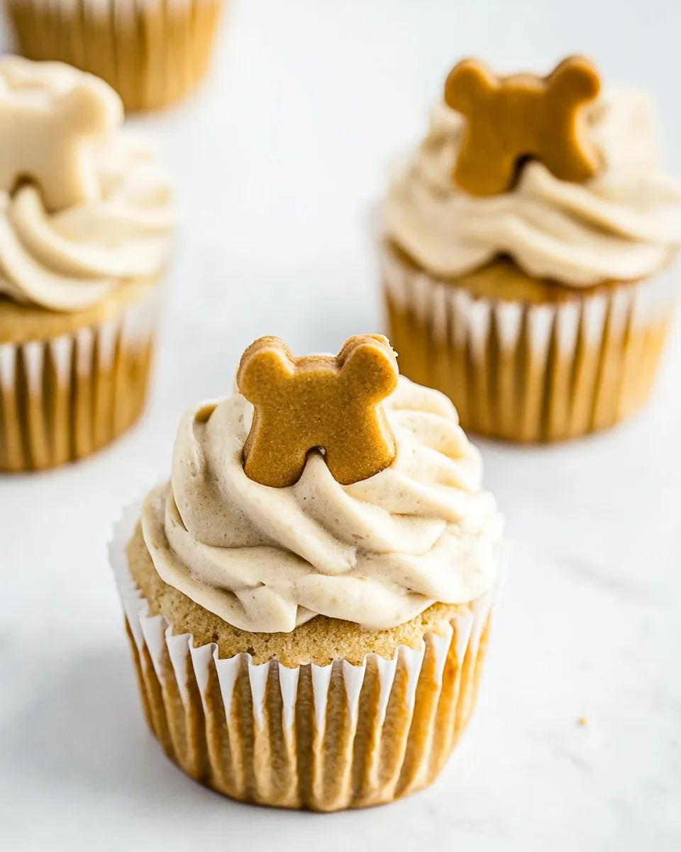 Homemade Dog Cupcakes photo