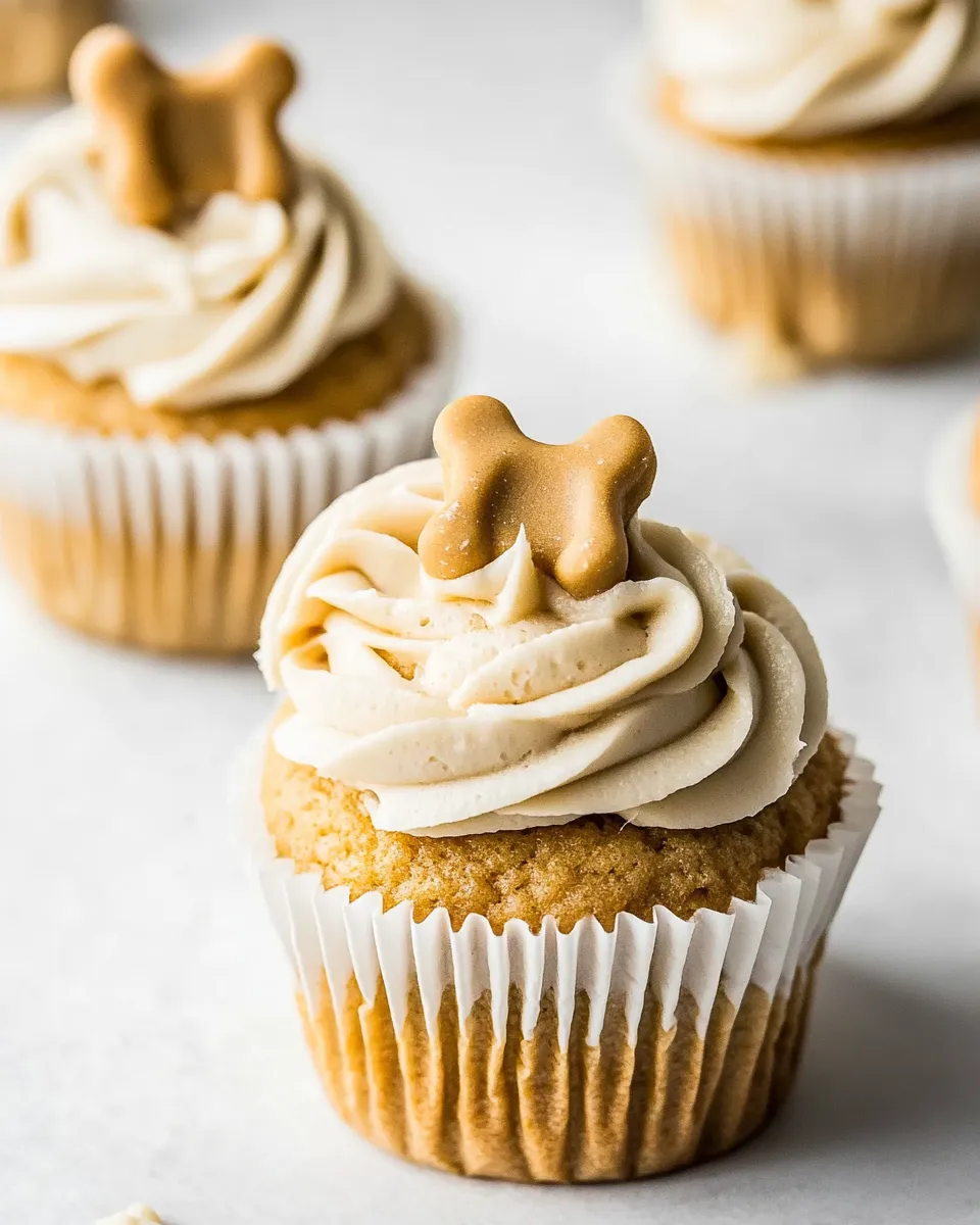 Delicious Dog Cupcakes image