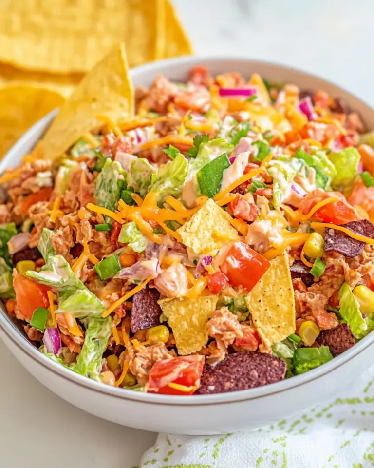 Easy Dorito Taco Salad with Catalina Dressing: Festive Tex-Mex Dinner photo