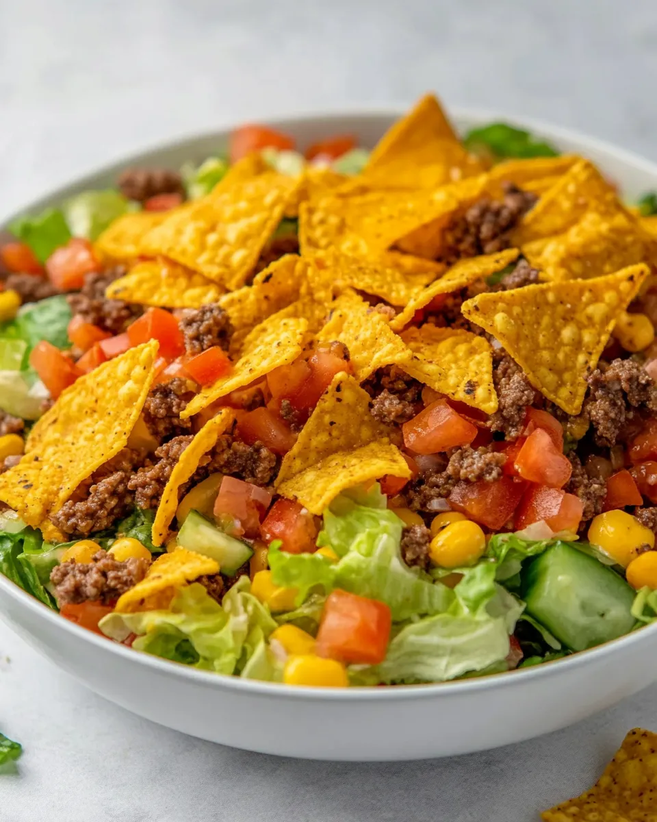 Delicious Doritos Taco Salad image