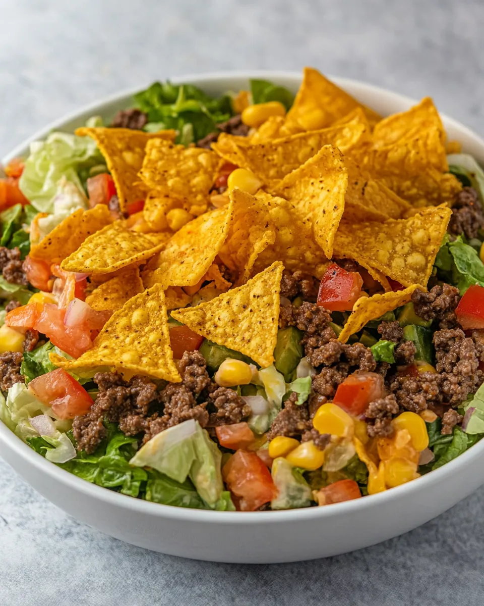 Classic Doritos Taco Salad recipe photo
