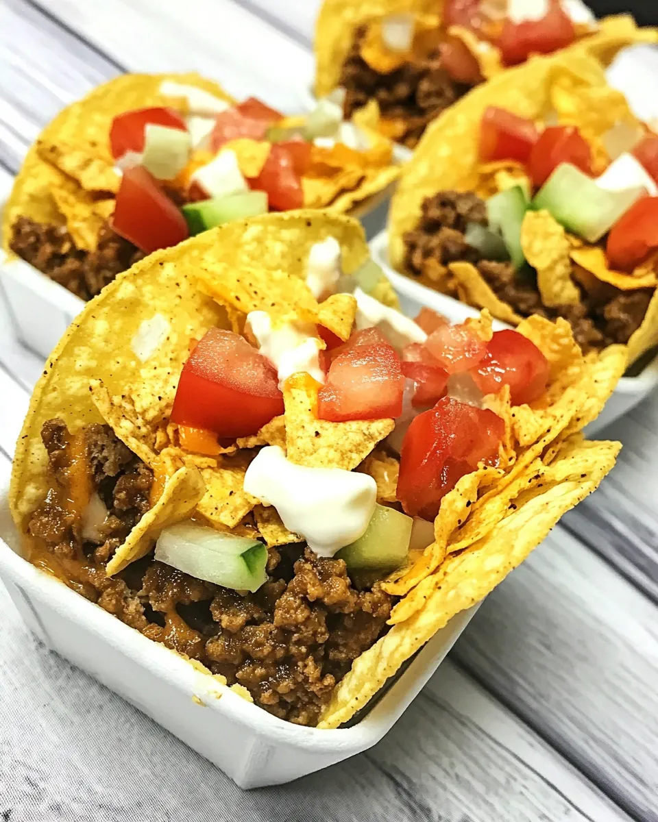 Easy Doritos Walking Tacos recipe photo