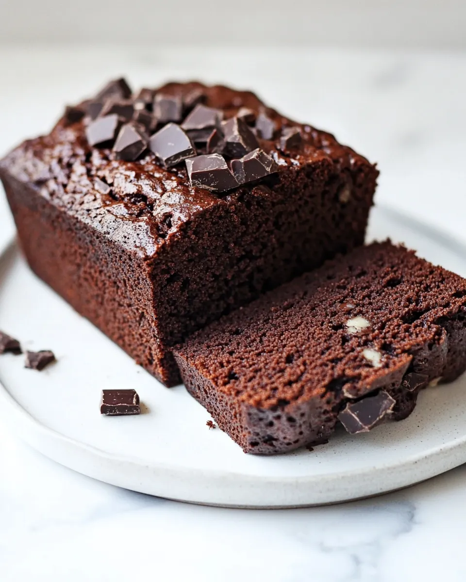 Easy Double Chocolate Banana Bread recipe photo