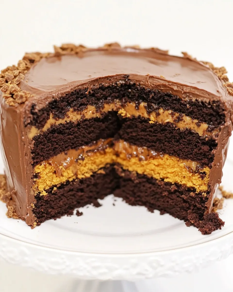 Classic Double Chocolate Cookie Layer Cake image