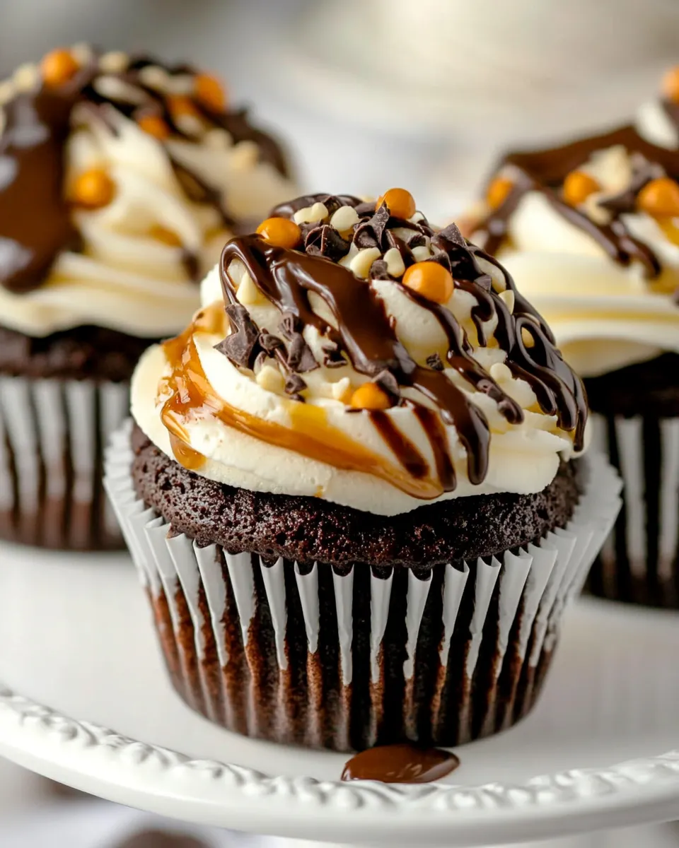 Classic Double Chocolate Cupcakes Recipe image