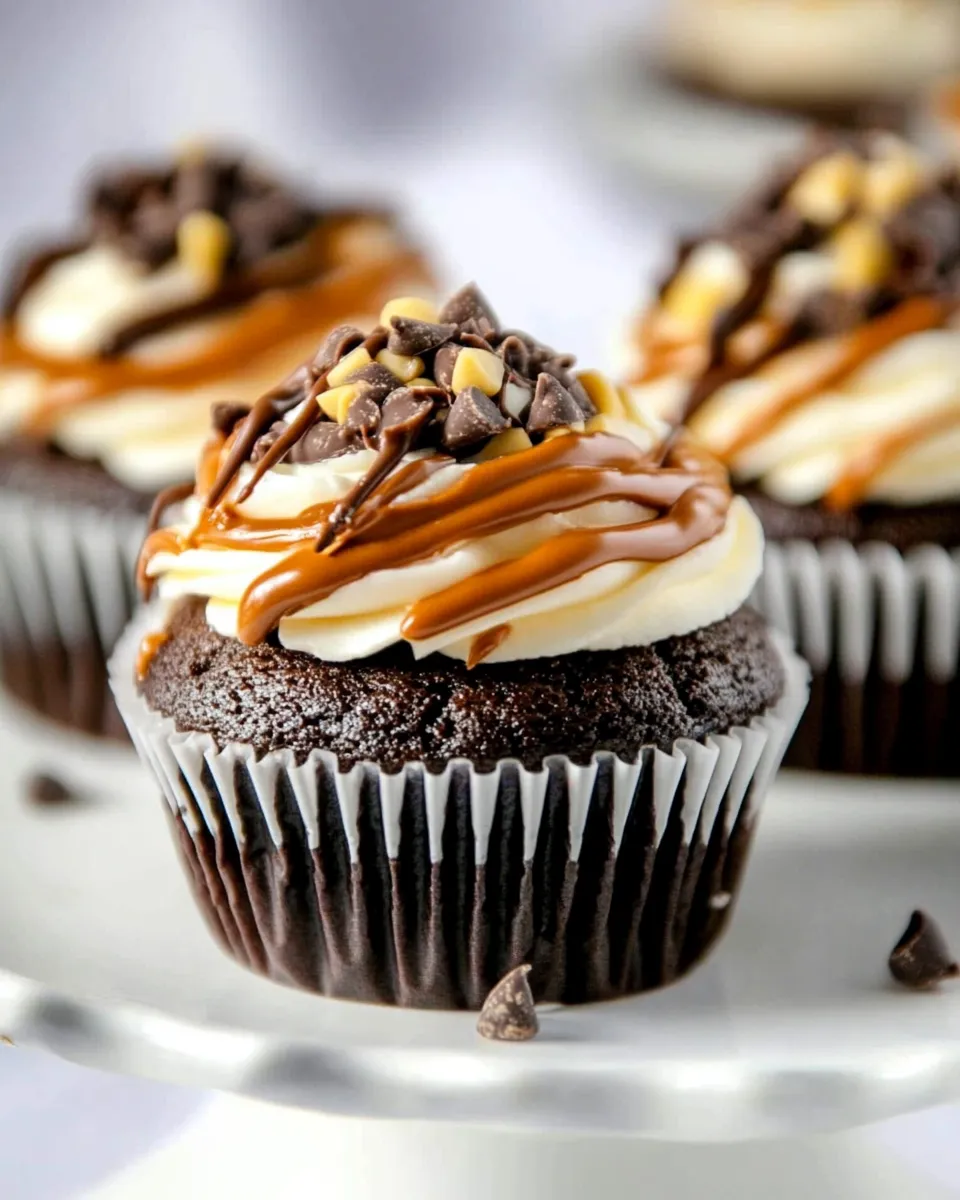 Easy Double Chocolate Cupcakes Recipe shot