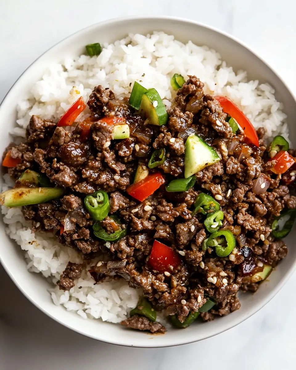 Delicious Easy Beef Bowls recipe photo
