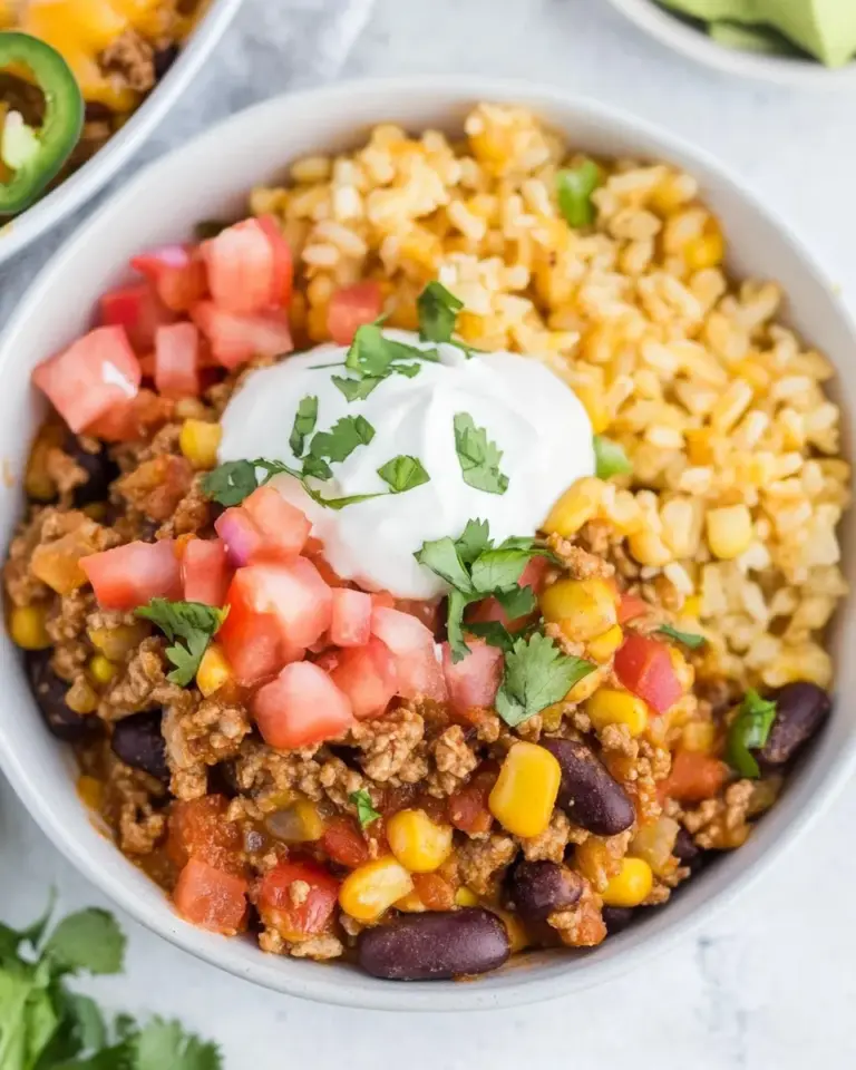 Homemade Easy Beef Burrito Bowl (All In One Pot!) photo