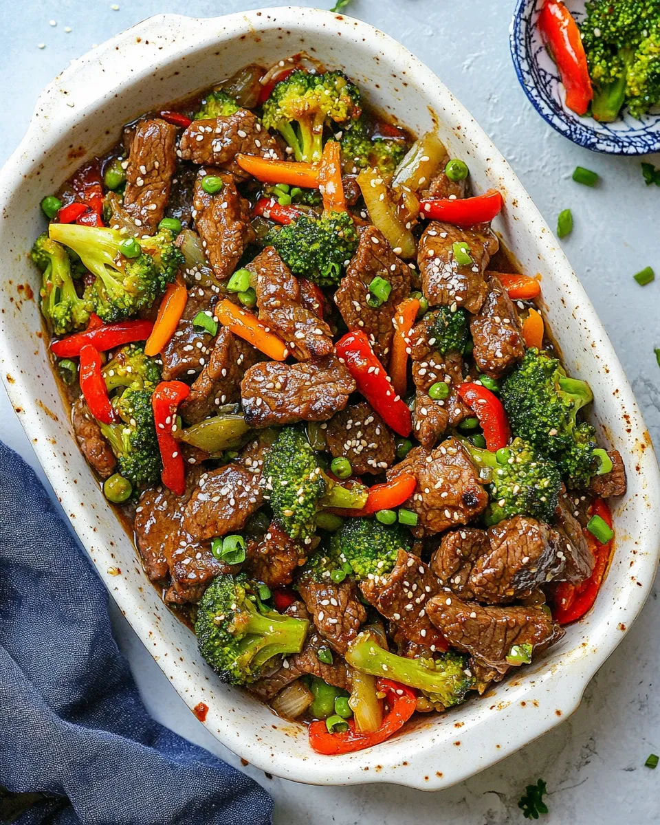 Quick Easy Beef Stir Fry Recipe dish photo