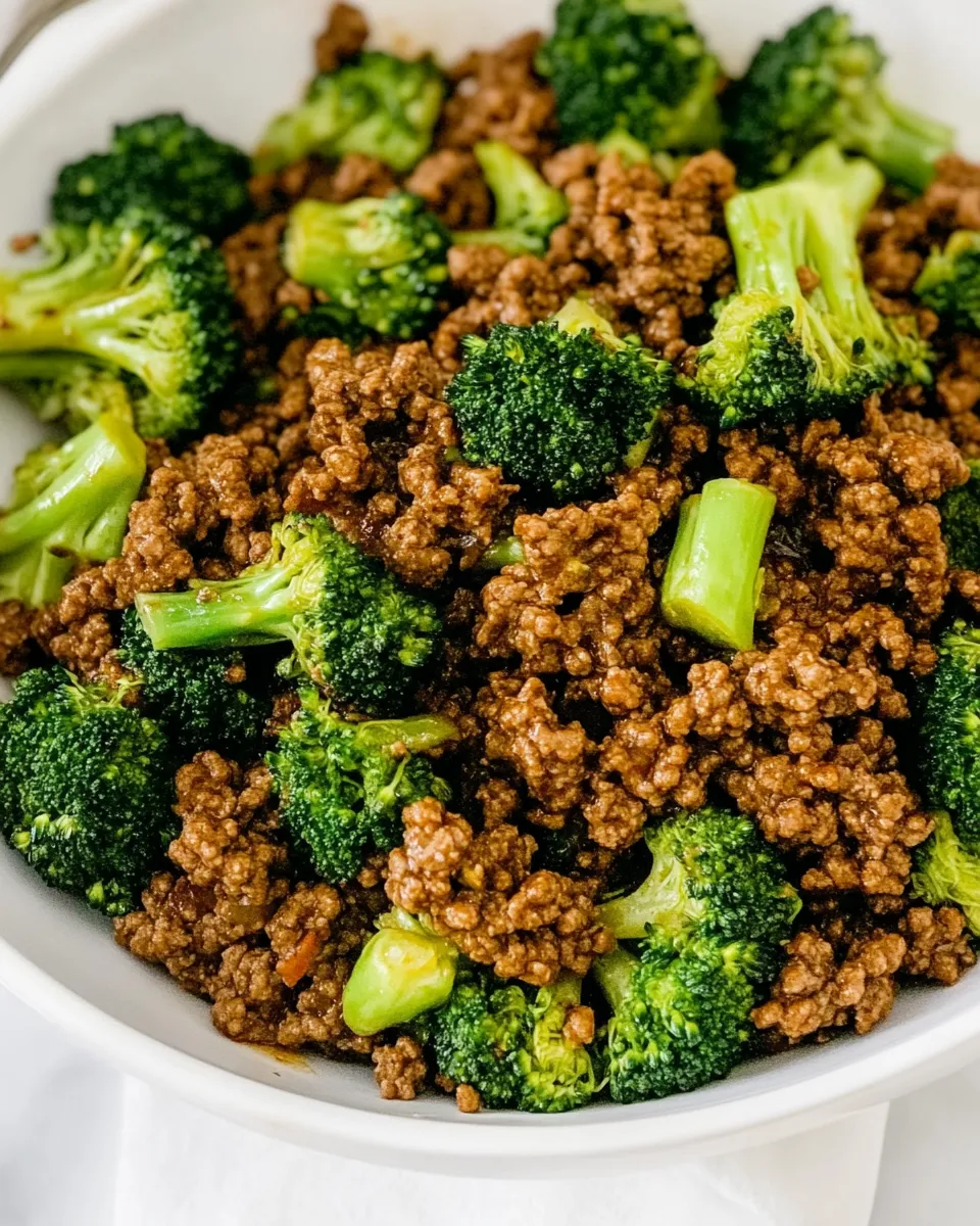 Homemade Easy Beef and Broccoli (with Ground Beef) photo
