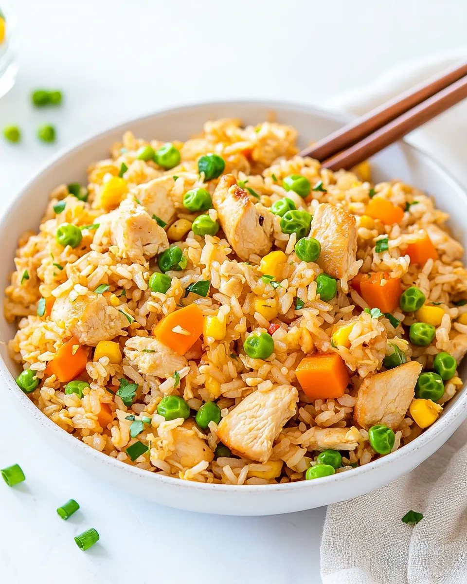Quick Easy Better-Than-Takeout Chicken Fried Rice recipe photo