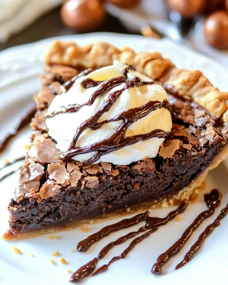 Homemade Easy Brownie Pie photo