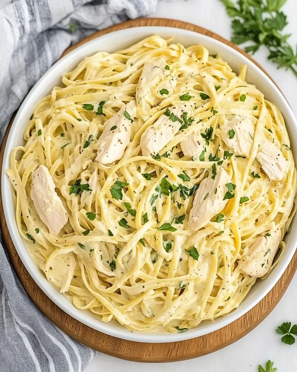 Classic Easy Chicken Alfredo Recipe image