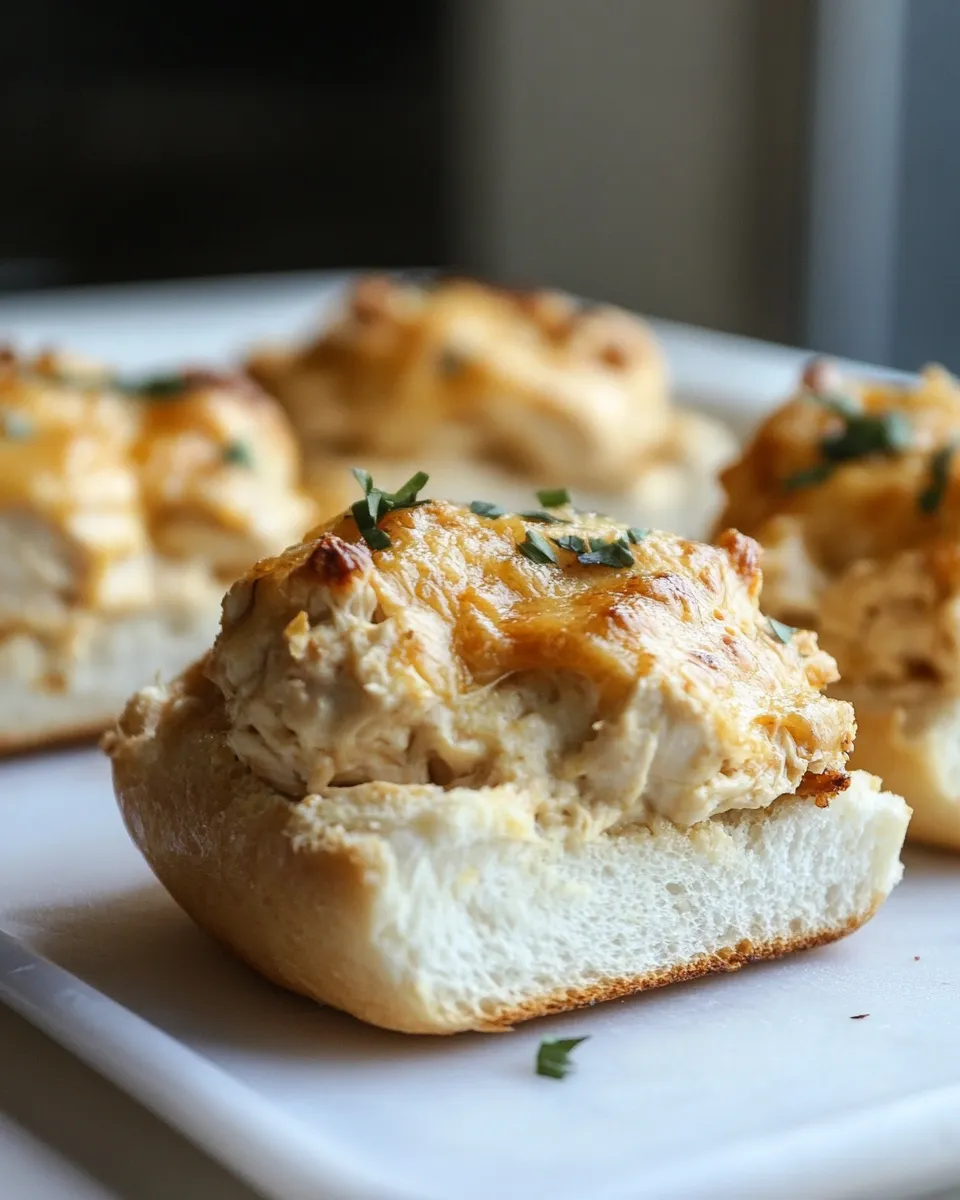Delicious Easy Chicken Melts recipe photo