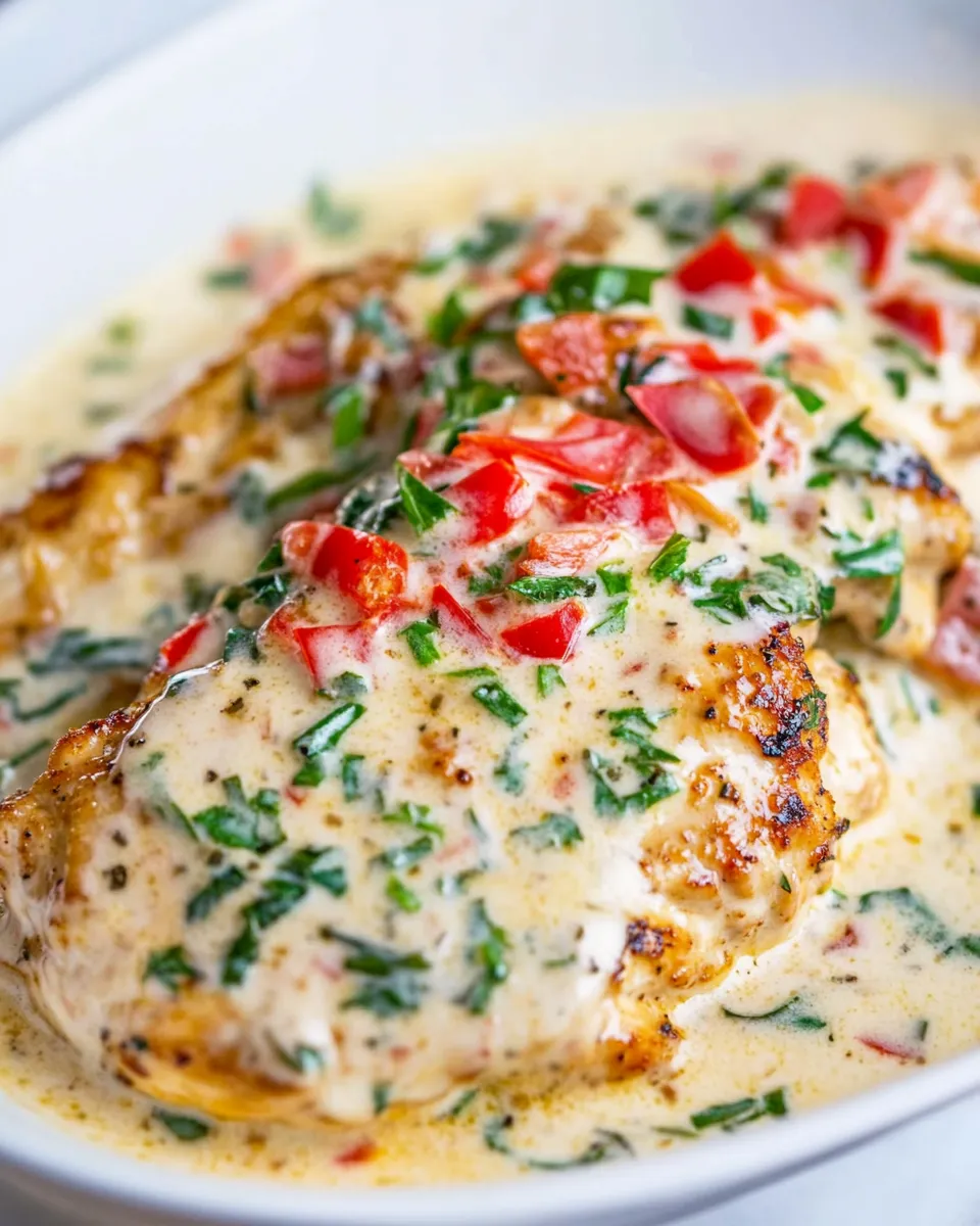 Homemade Easy Chicken in Cream Sauce for Two photo