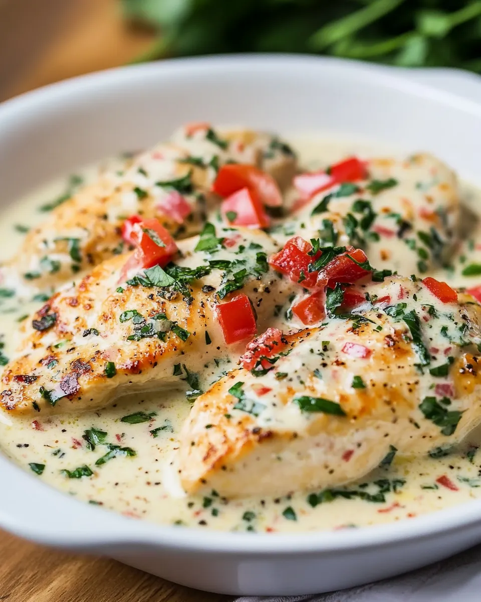Delicious Easy Chicken in Cream Sauce for Two recipe photo