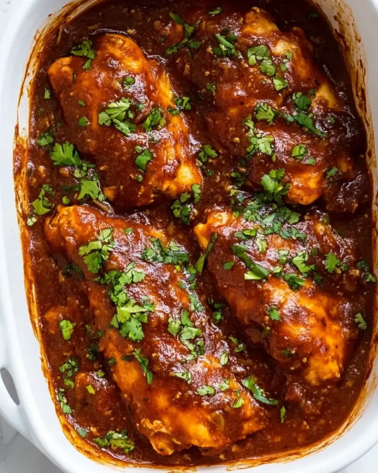 Homemade Easy Chicken with Enchilada Sauce photo