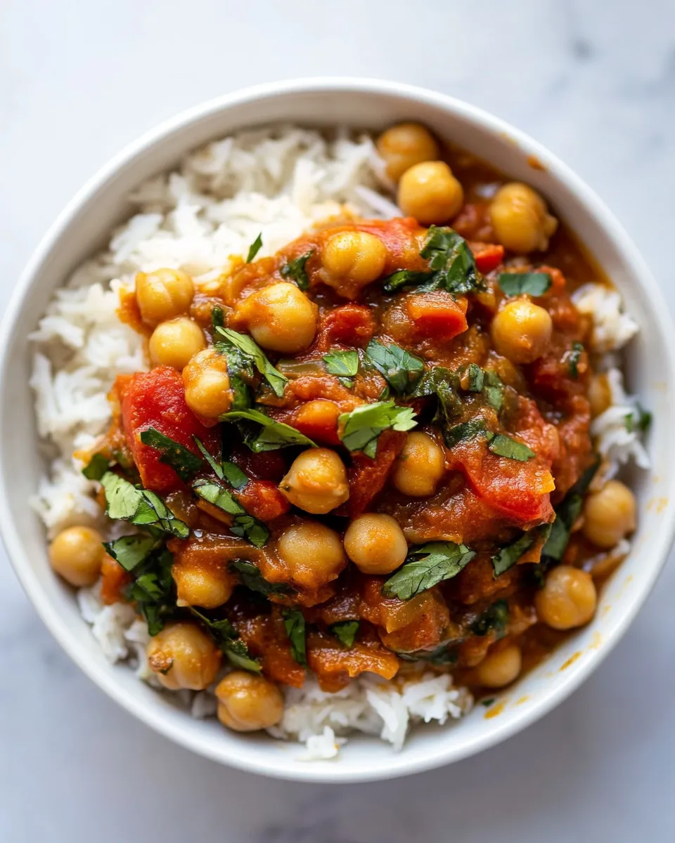 Classic Easy Chickpea Coconut Curry image