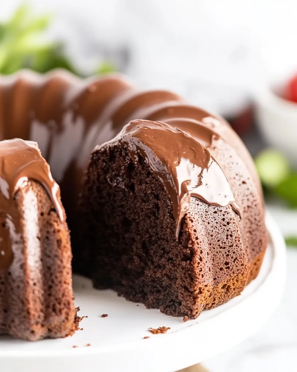 Classic Easy Chocolate Bundt Cake Recipe (From Scratch) photo