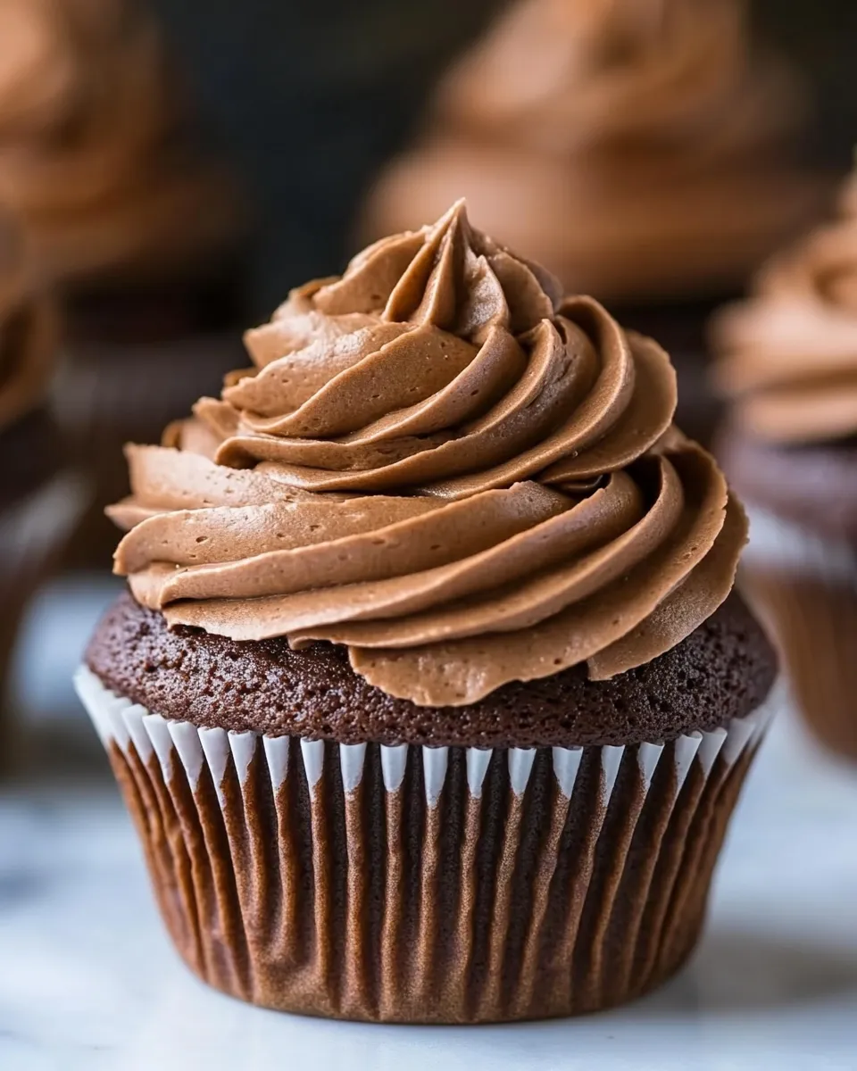 Delicious Easy Chocolate Cupcakes recipe photo