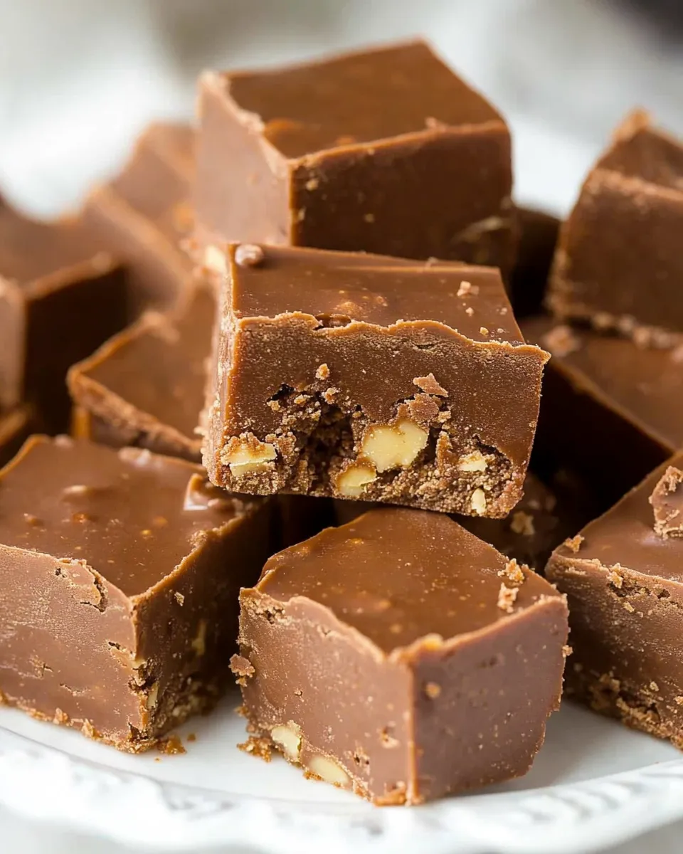 Delicious Easy Chocolate Fudge Recipe shot