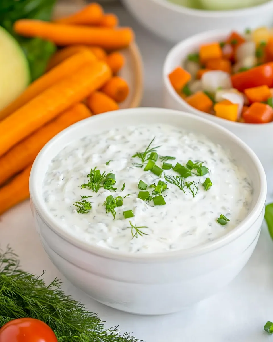 Homemade Easy Cottage Cheese Ranch Dip Recipe photo
