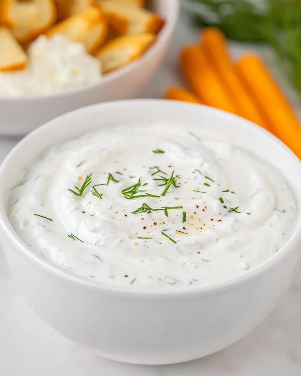 Quick Easy Cottage Cheese Ranch Dip Recipe dish photo