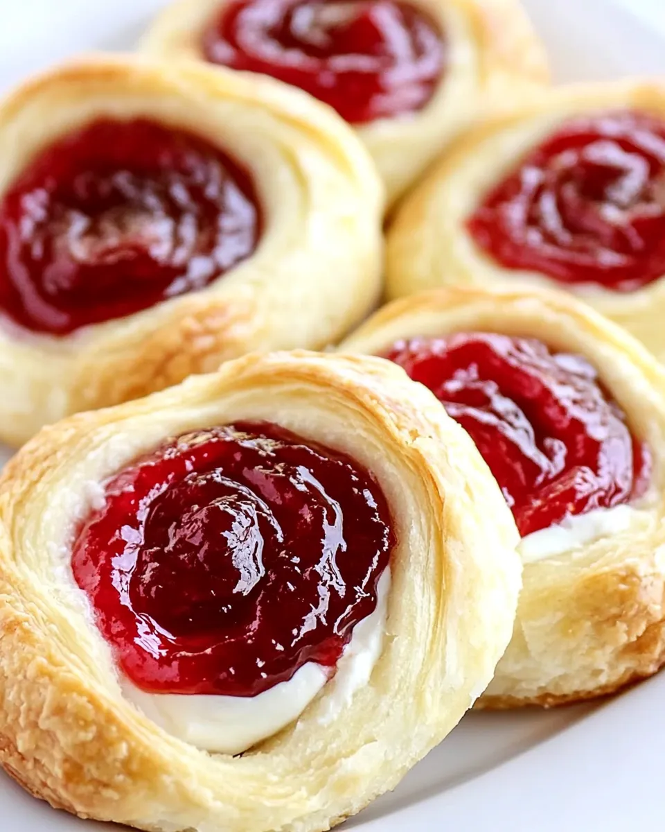 Quick Easy Cream Cheese and Jam Danish Recipe shot