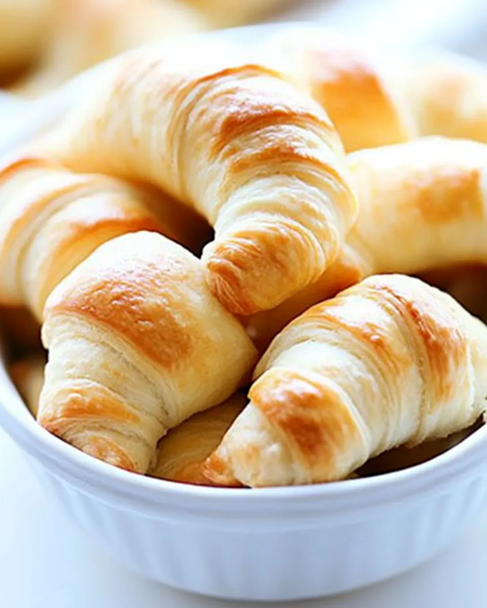 Quick Easy Crescent Rolls shot