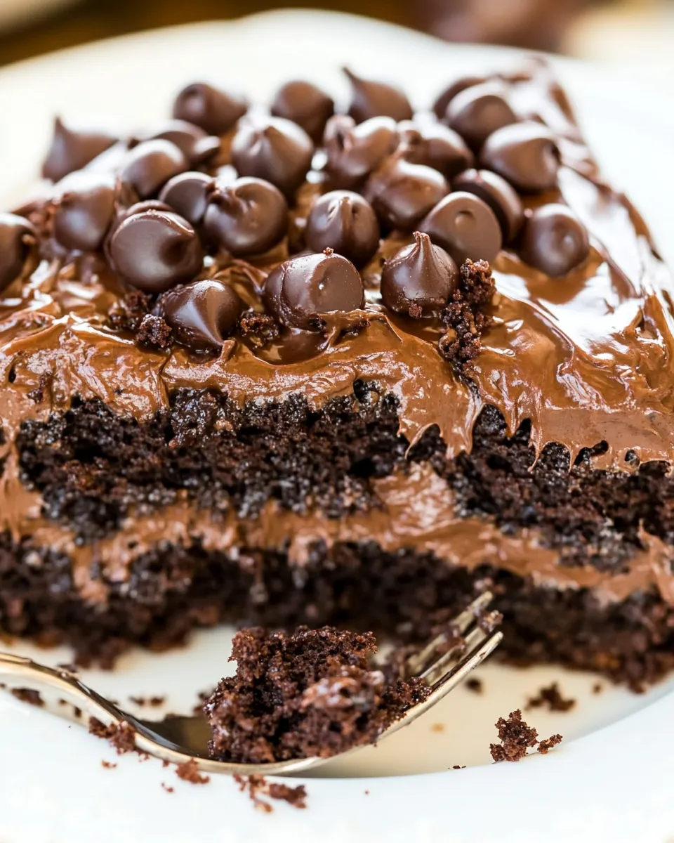 Classic Easy Death By Chocolate Cake image