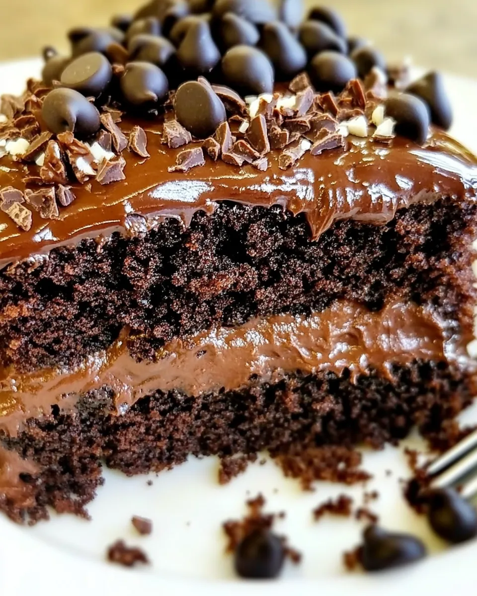 Delicious Easy Death By Chocolate Cake recipe photo