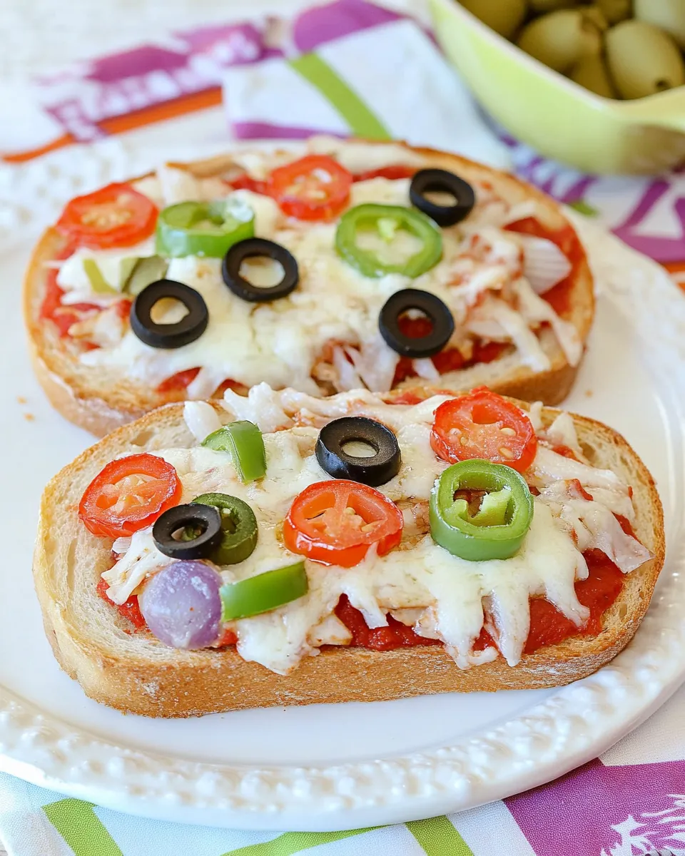 Quick Easy French Bread Pizzas recipe photo