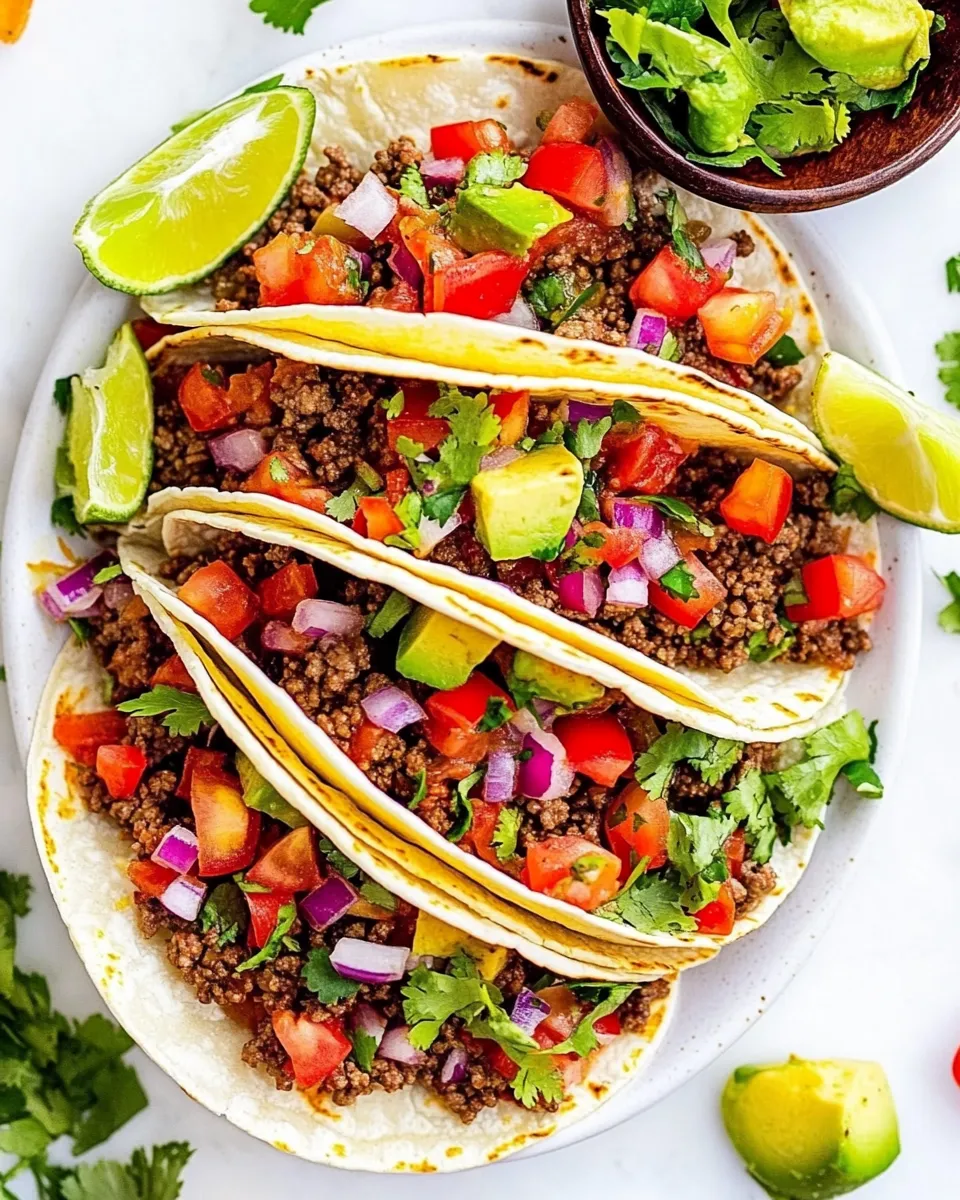 Classic Easy Ground Beef Tacos image