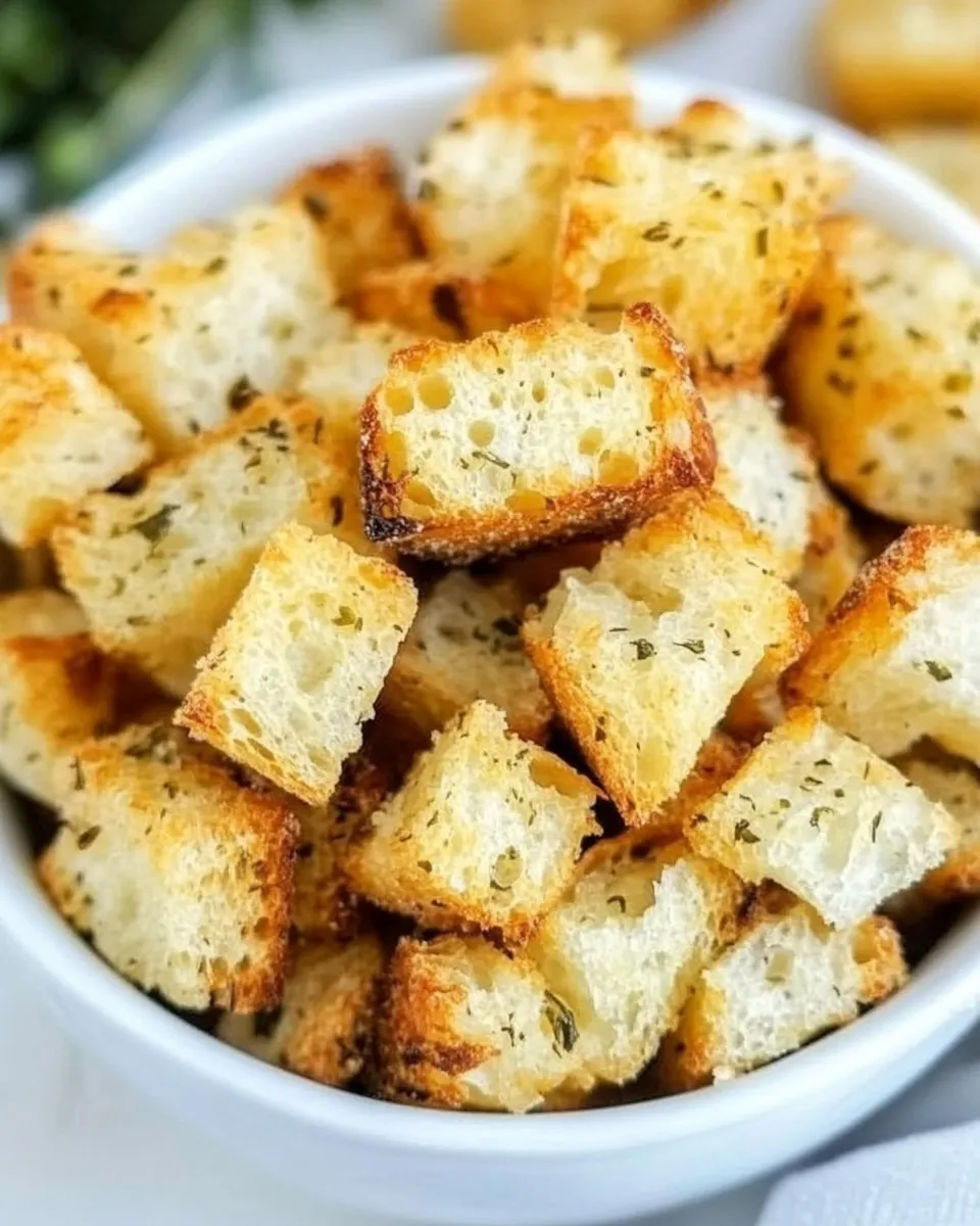 Delicious Easy Homemade Croutons recipe photo