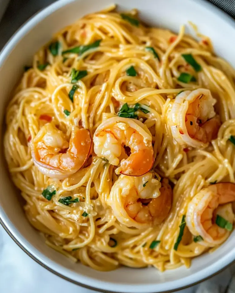 Homemade Easy Instant Pot Bang Bang Shrimp Pasta photo
