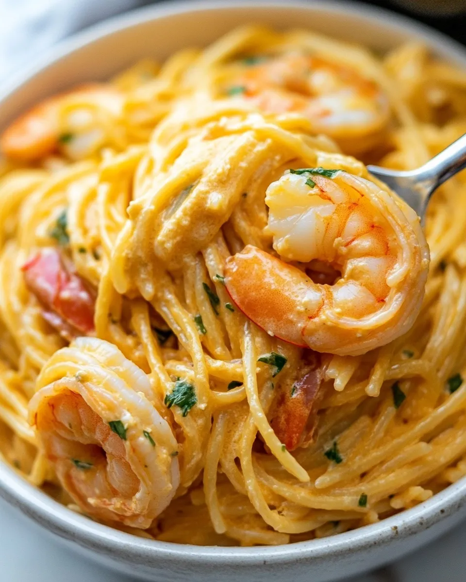 Classic Easy Instant Pot Bang Bang Shrimp Pasta image