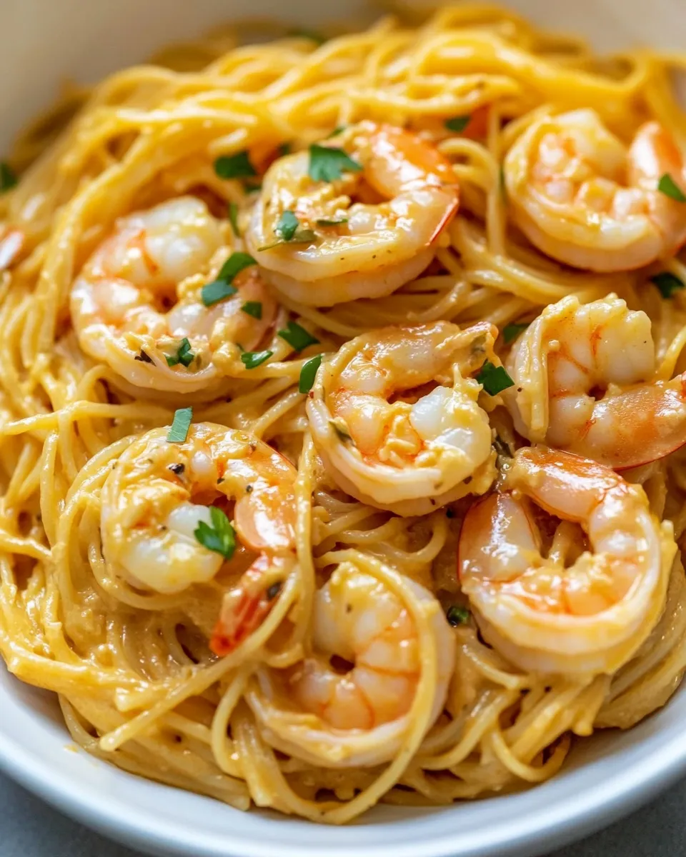 Delicious Easy Instant Pot Bang Bang Shrimp Pasta recipe photo