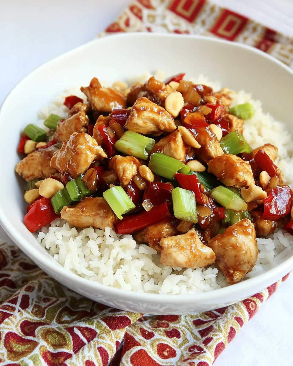 Homemade Easy Kung Pao Chicken photo