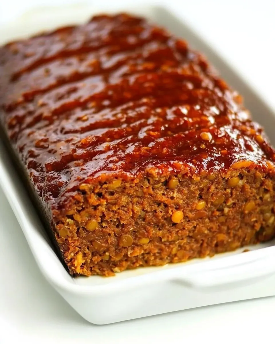 Classic Easy Lentil Vegetable Loaf image