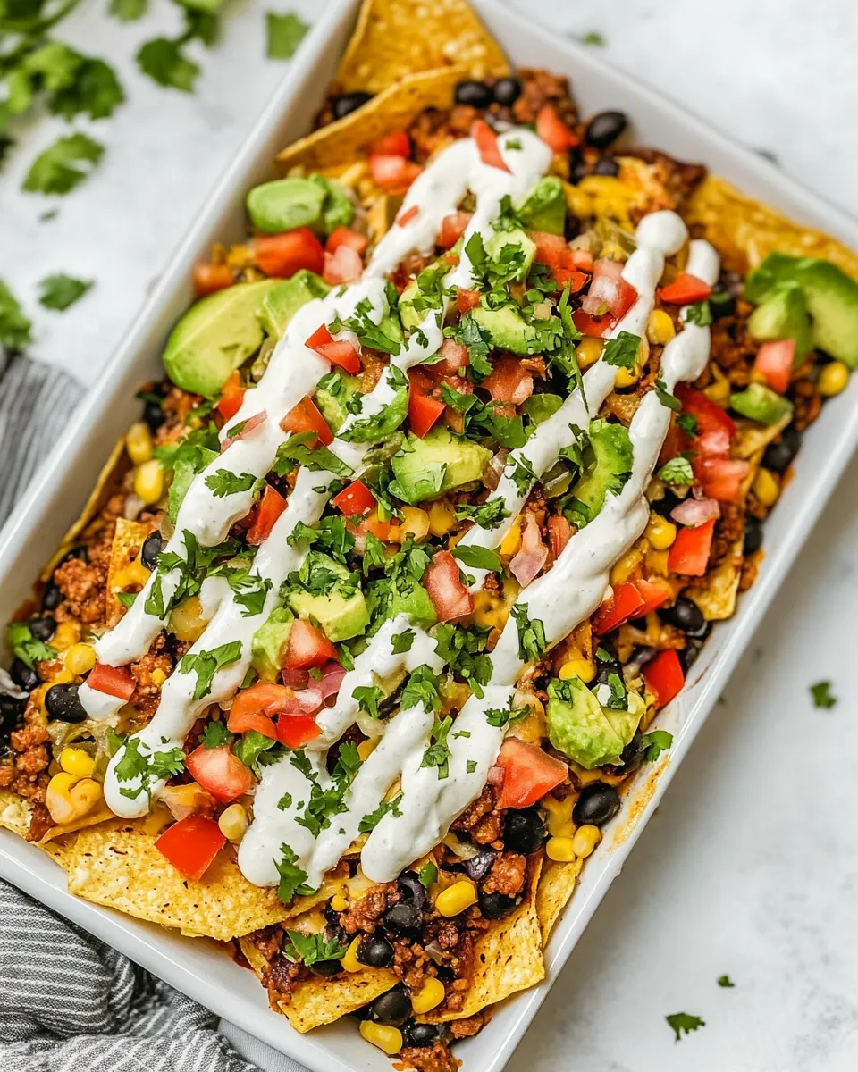 Delicious Easy Loaded Nachos recipe photo
