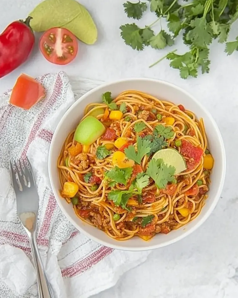 Homemade Easy Mexican Spaghetti Recipe photo