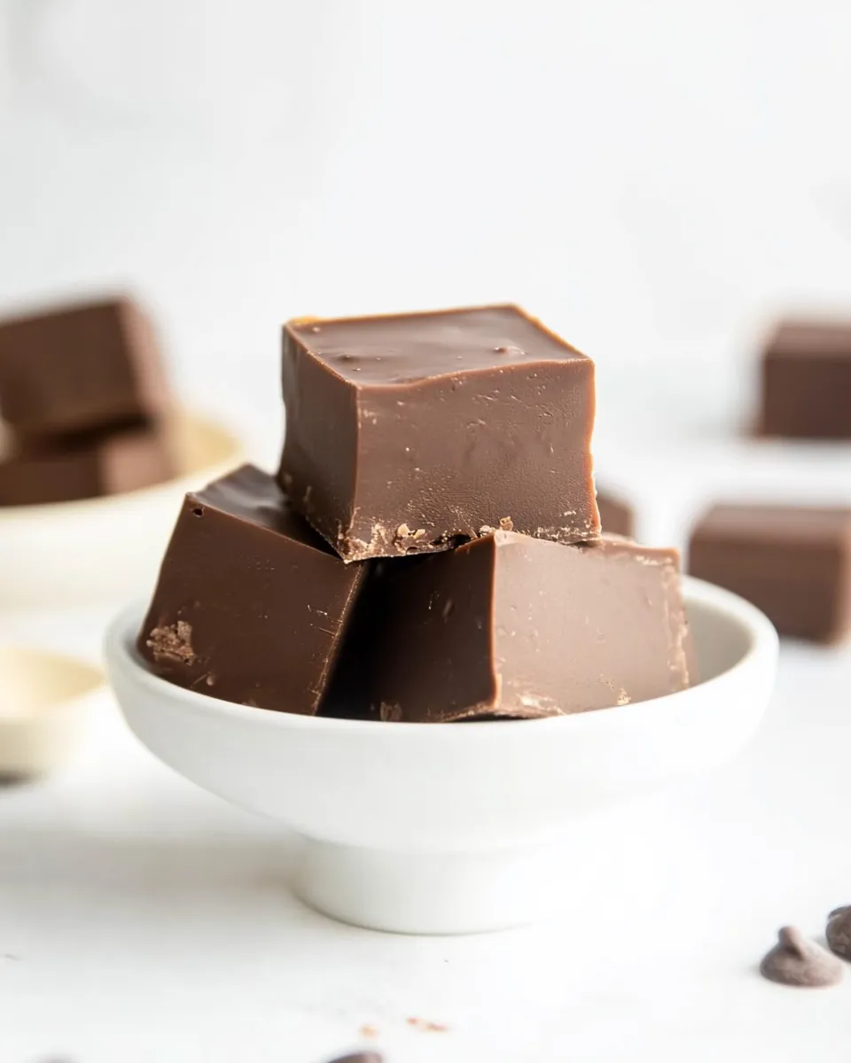 Homemade Easy Microwave Fudge Recipe photo