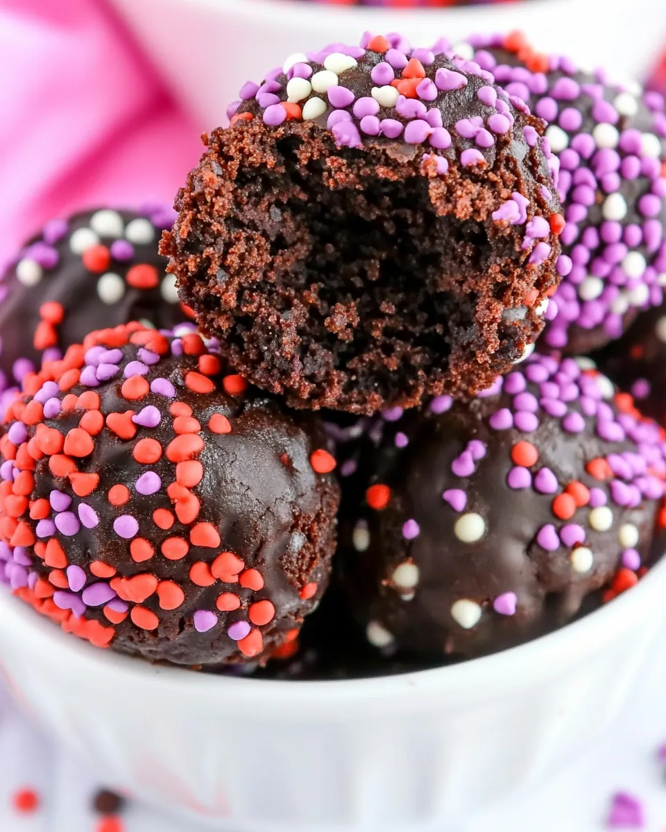 Classic Easy No-Bake Brownie Truffles (With Brownie Mix) image